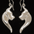 Cropped, Silver, Dangle