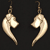 Natural, Gold, Dangle