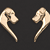 Natural, Gold, Post